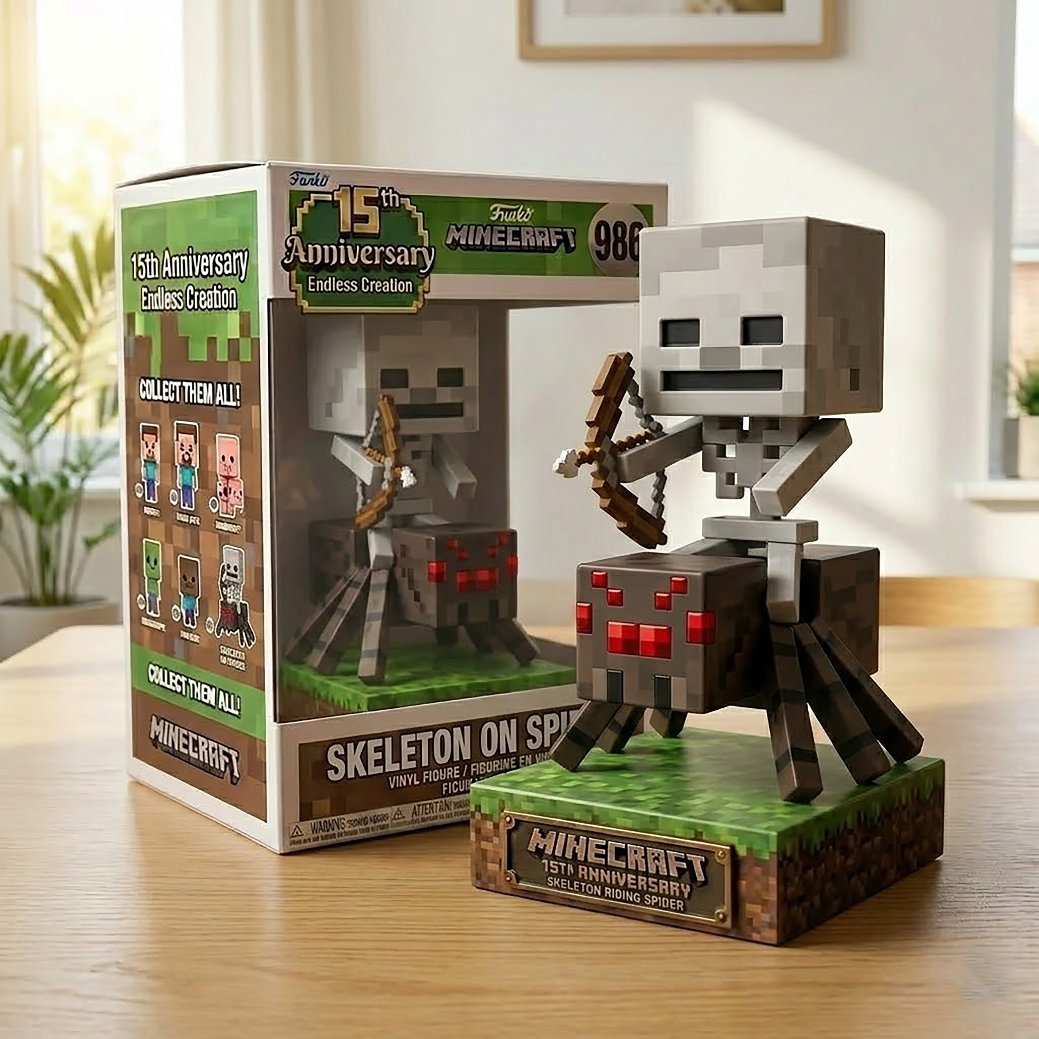 ⛏️ Minecraft 15th Anniversary Limited Edition – Collectible Figure