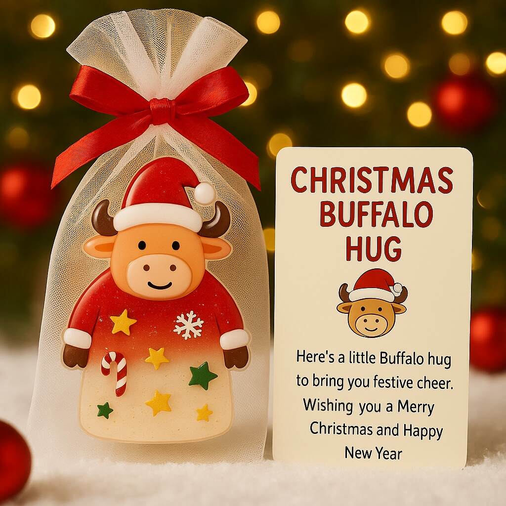 Buffalo Hug – Fan Colors Holiday Edition
