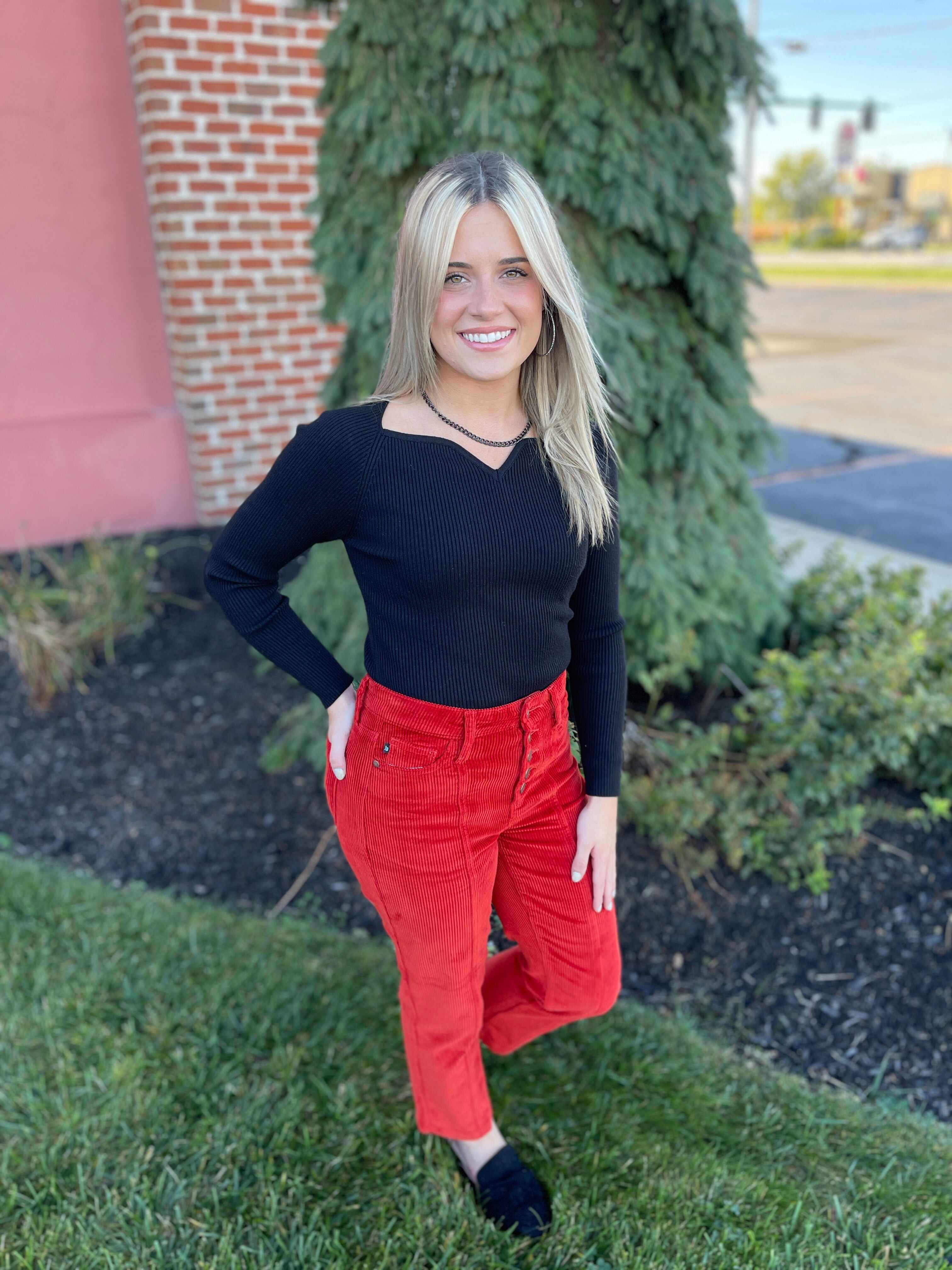 Plus/Reg Spice Up Your Life Corduroy Pants
