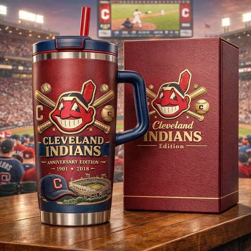 Cleveland Indians Chief Wahoo Collectors Tumbler