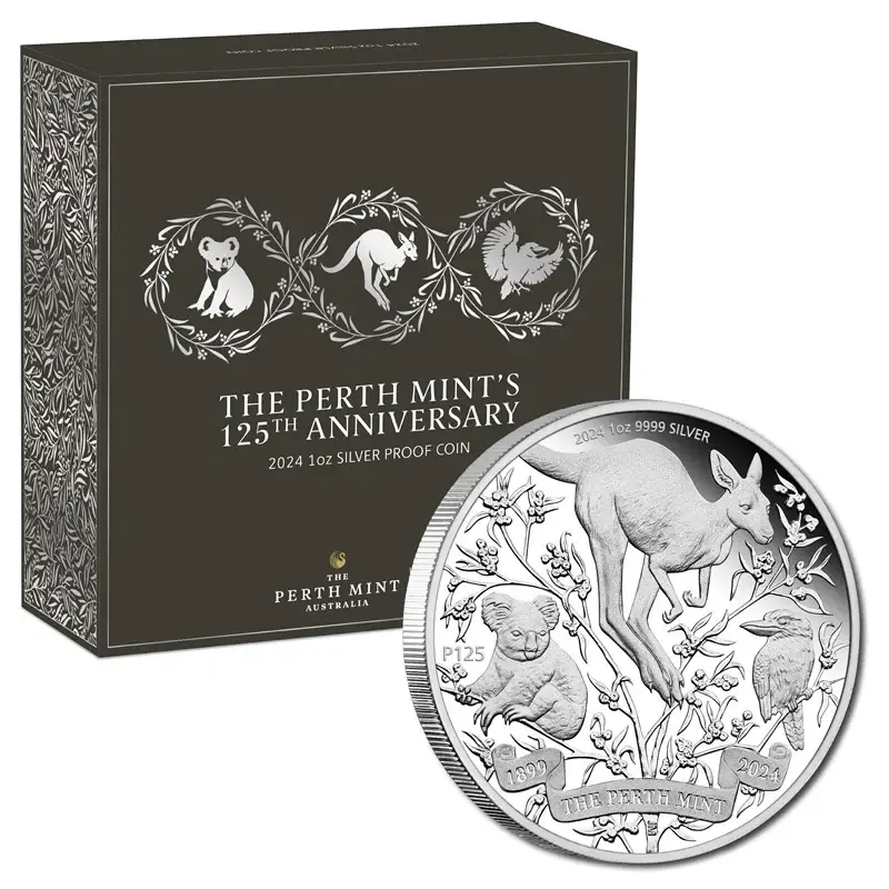 2024 The Perth Mint's 125th Anniversary 1oz Silver Proof