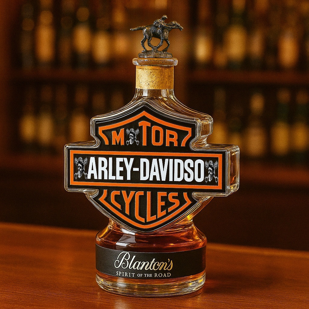 Harley Davidson Whiskey Bottle