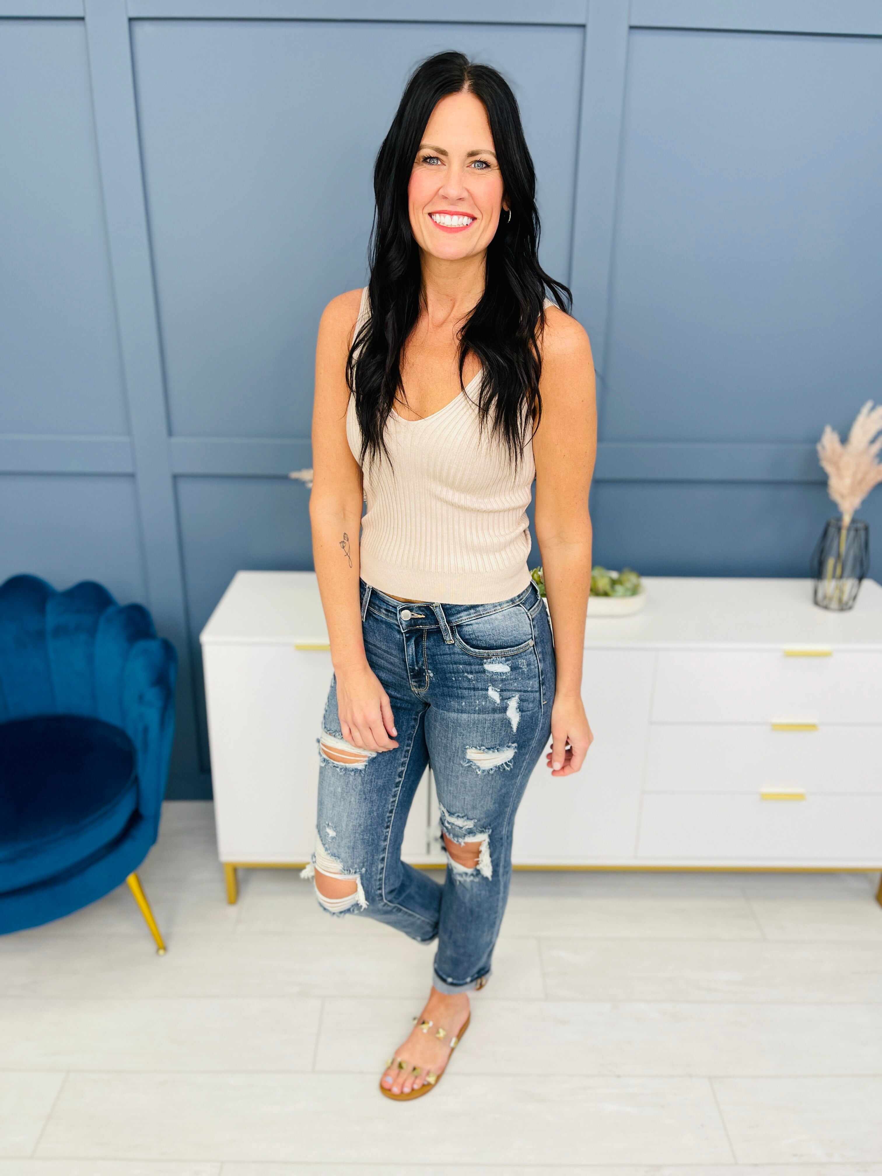 Restock! REG/CURVY Somewhere On a Bleach Mid Rise Boyfriend Jeans
