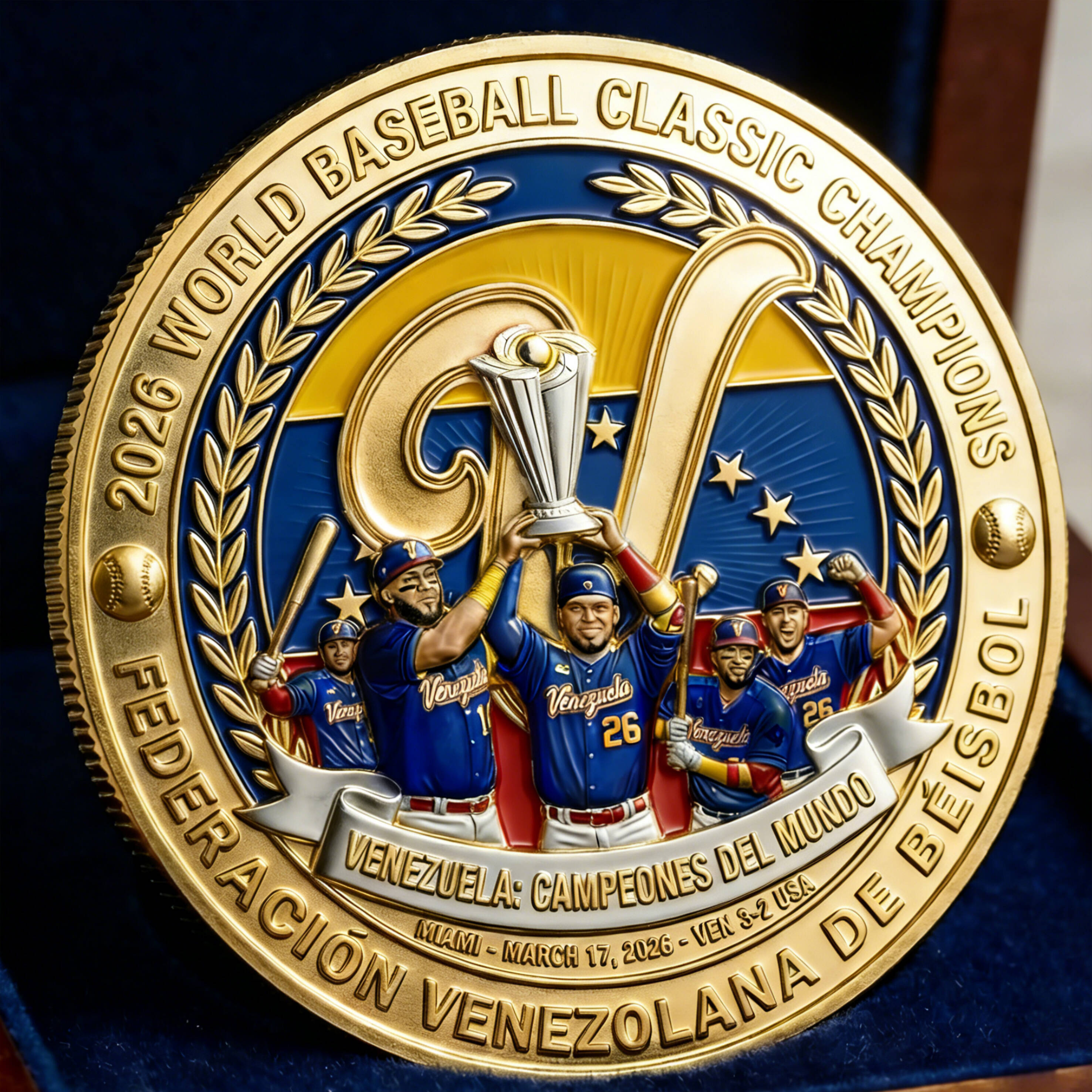 2026 Venezuela WBC Champions Commemorative Coin