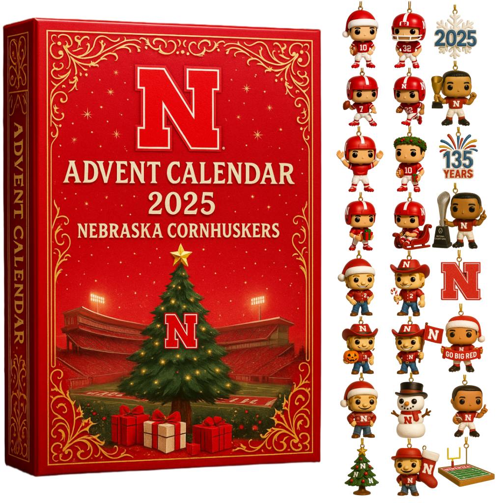 2025 Nebraska Cornhuskers Football Advent Calendar