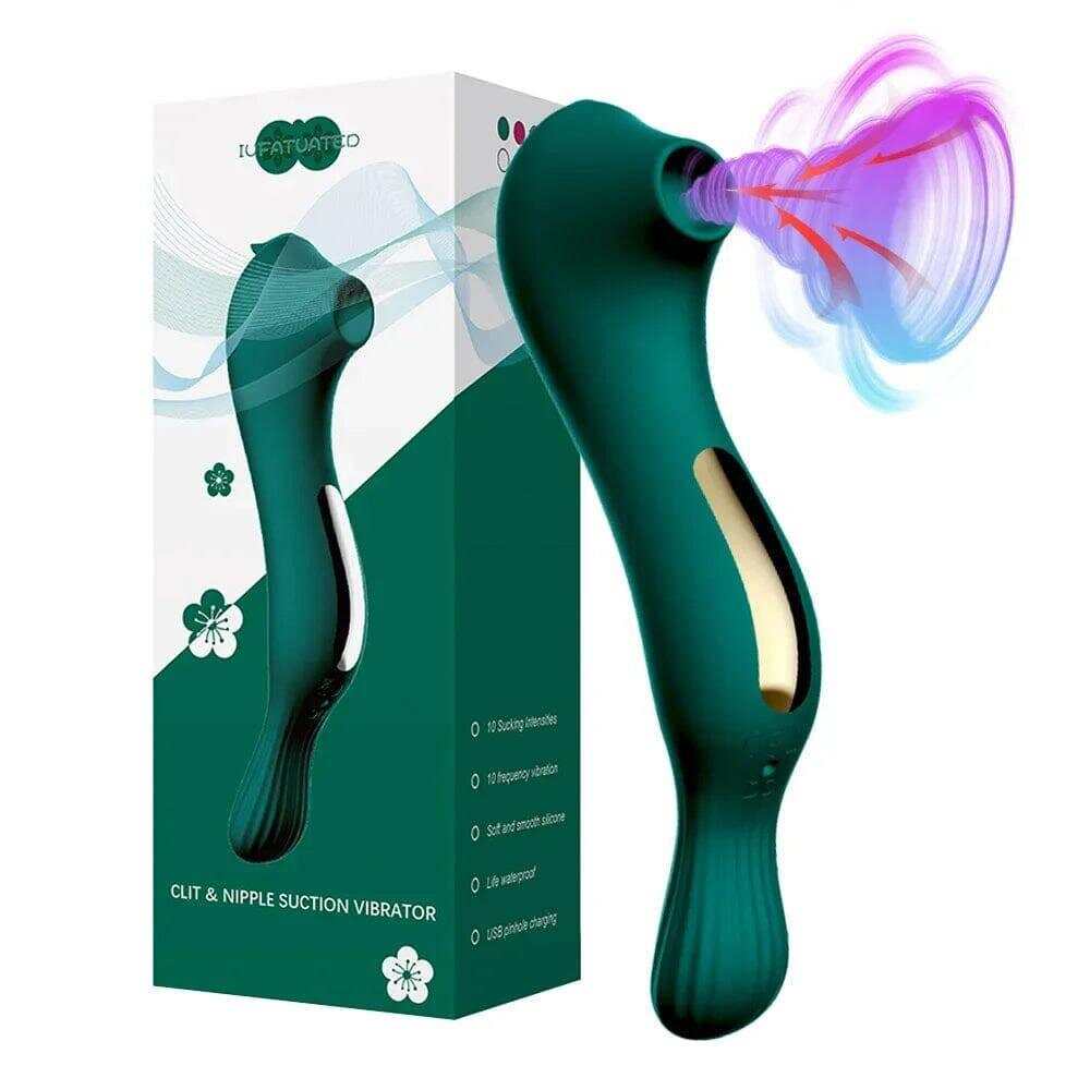 Powerful Sucking Vibrator with Vacuum Suction