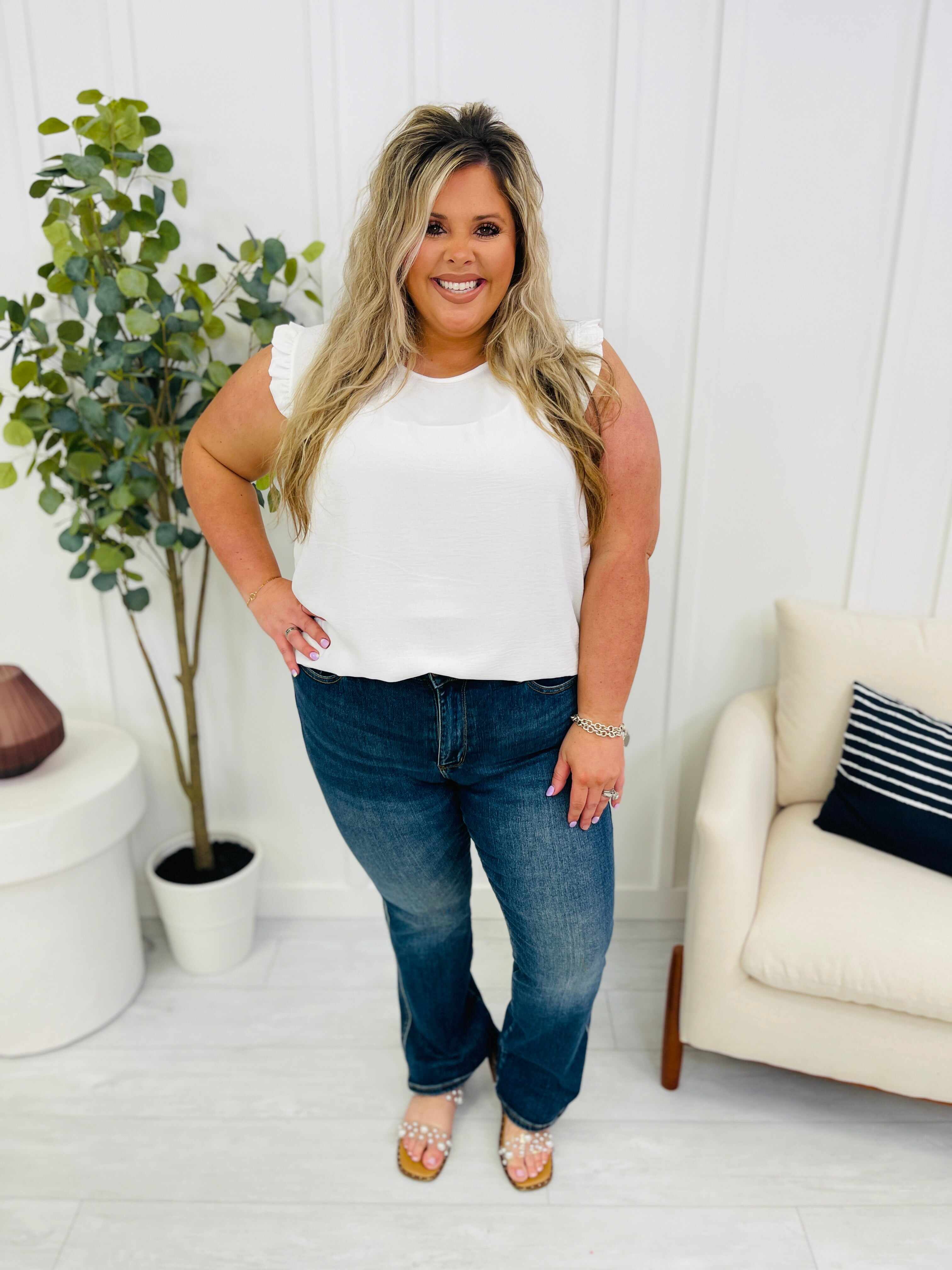 REG/CURVY Can't Compete Midrise Bootcut Jeans
