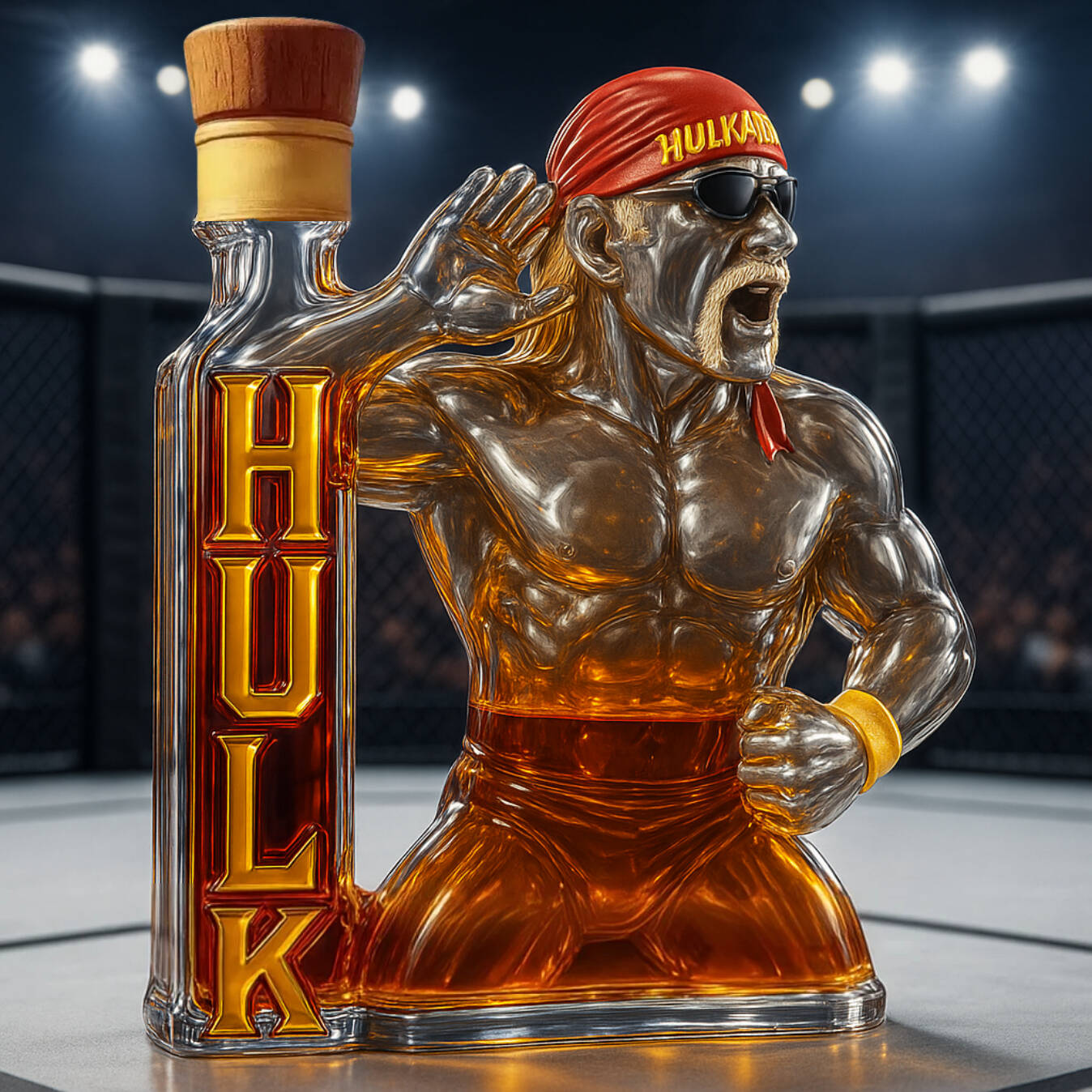 🕯️ HULK HOGAN 1953–2025 Memorial Whiskey Bottle
