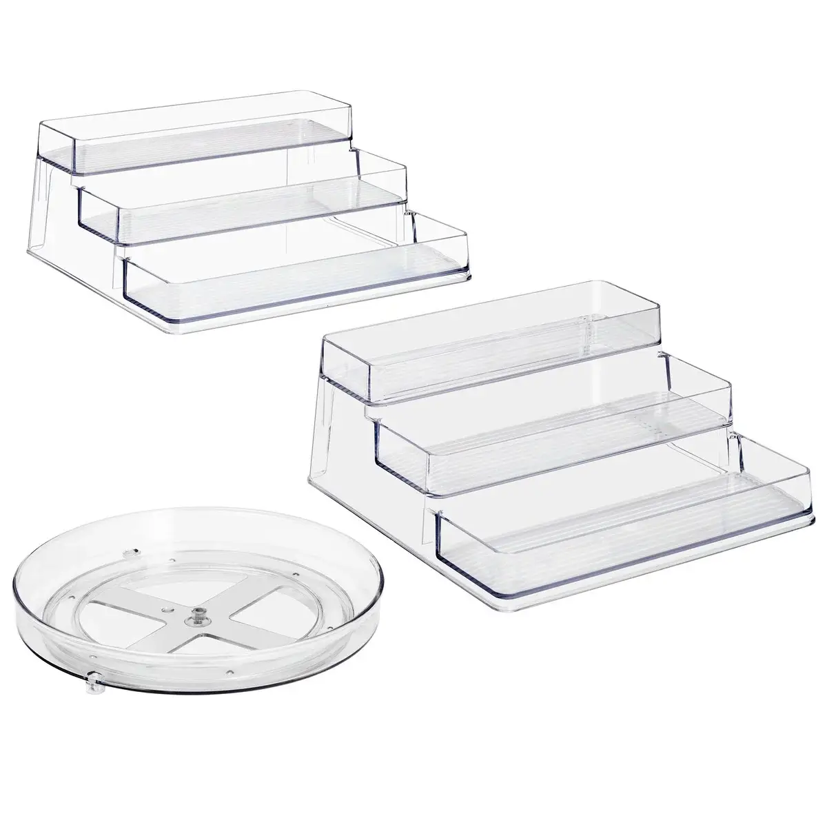 Sorbus Spices Organizer Set with Lazy Susan and 3-Tier Spice Shelf - 10