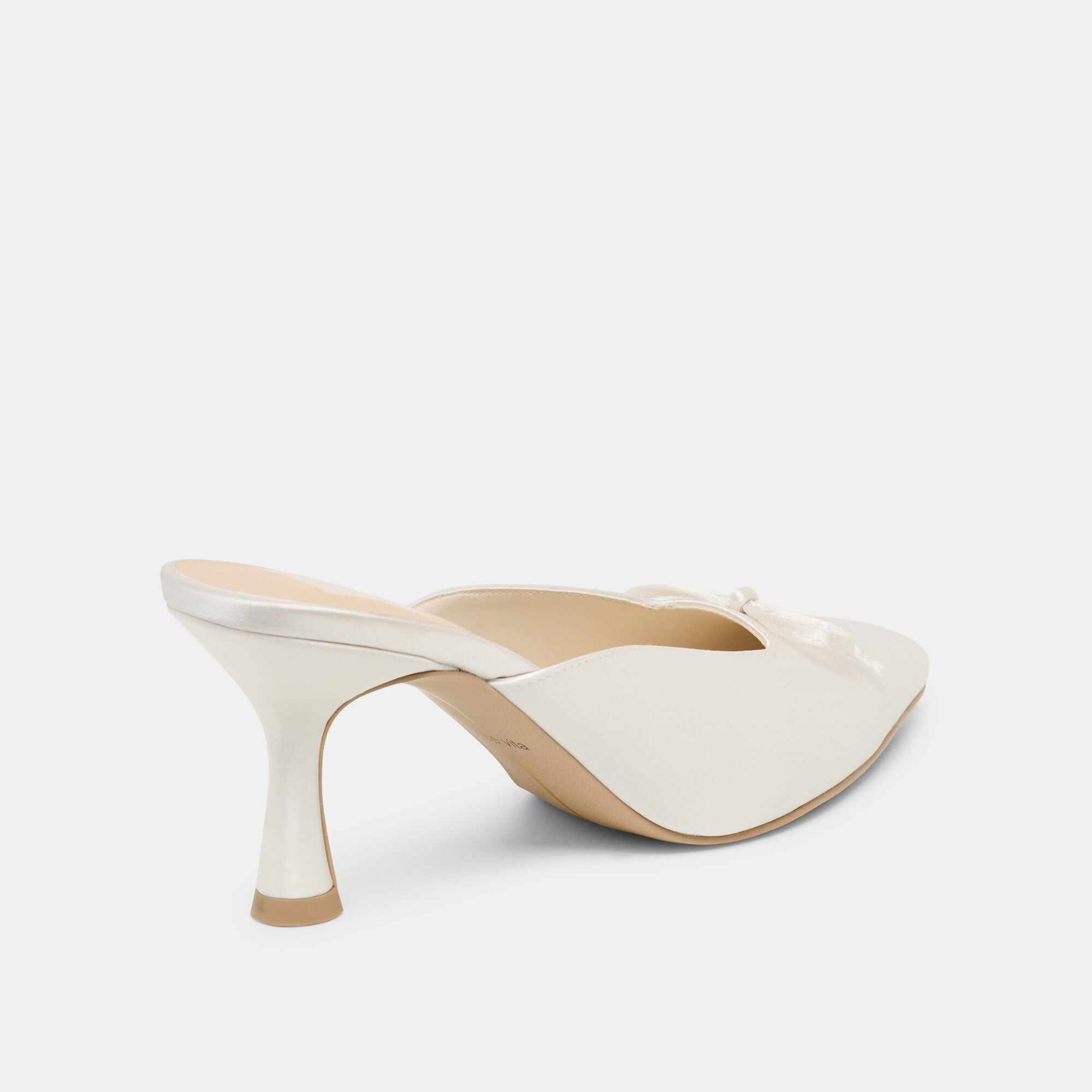 CLEO HIGH HEELS OFF WHITE SATIN
