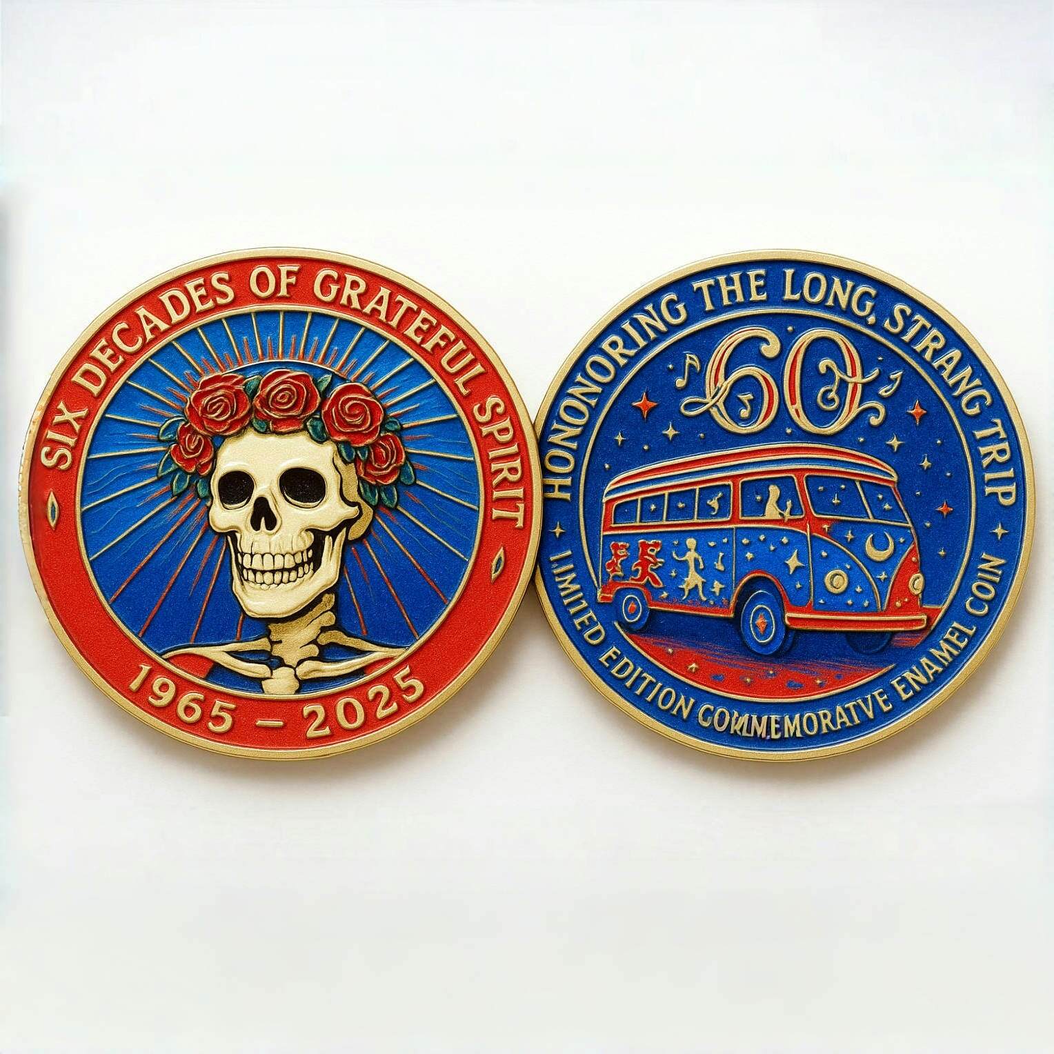 Grateful Dead 60th Commemorative Coin