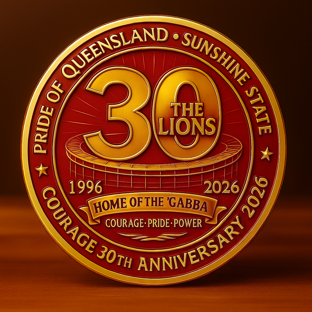 The Lions 30th Anniversary Commemorative Coin