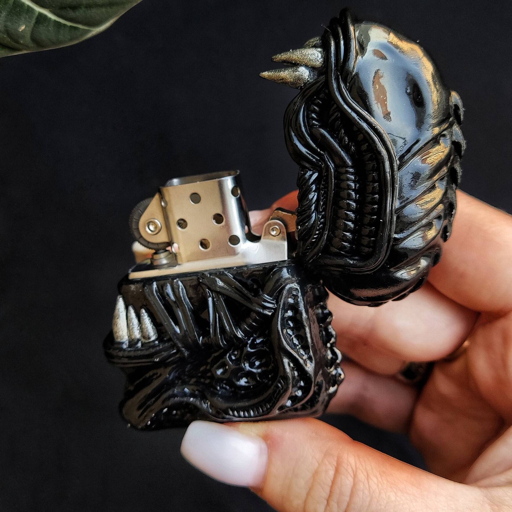 Lighter case Xenomorph alien handmade horror