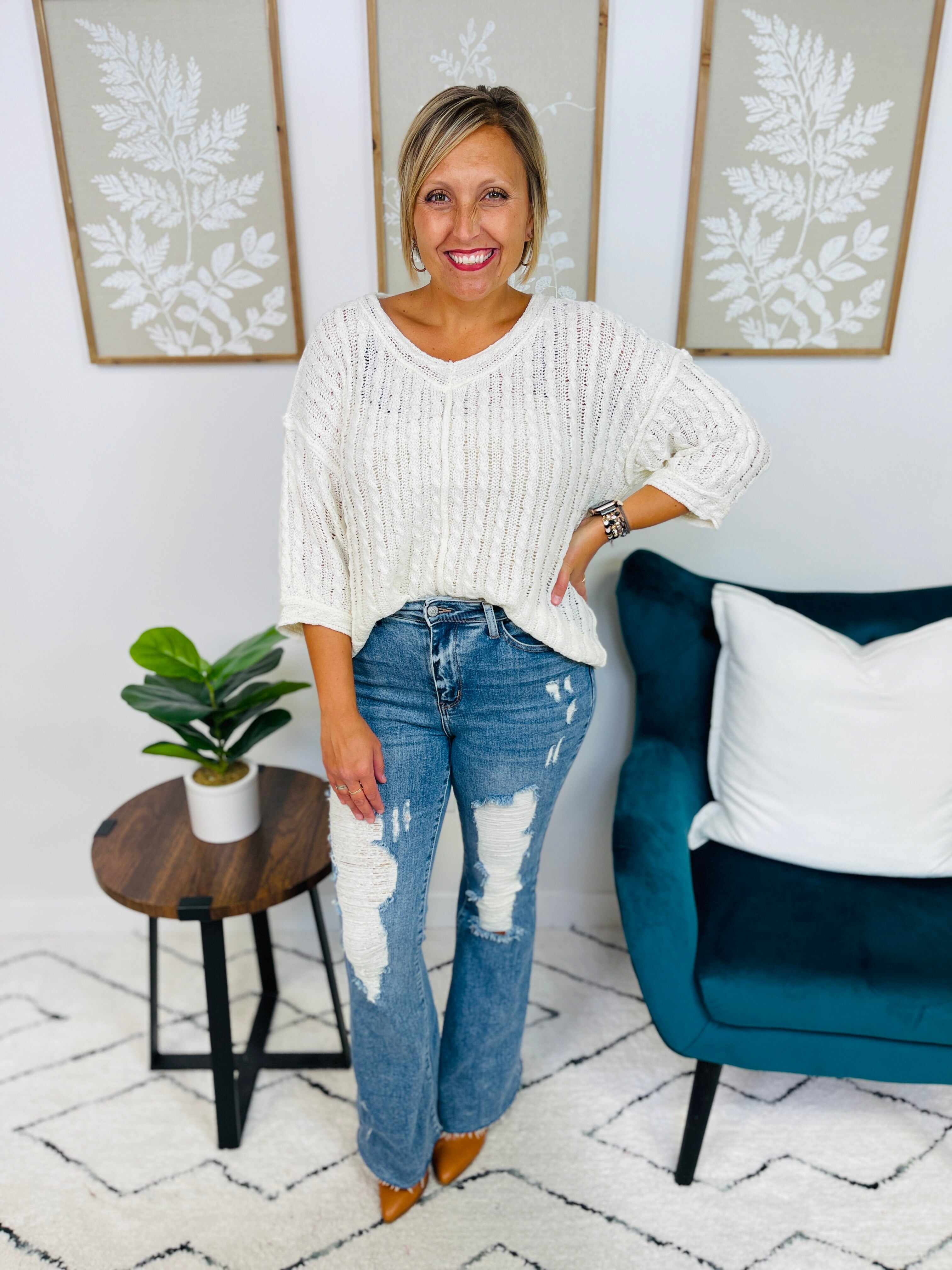 Plus/Reg Dare To Flare Jeans