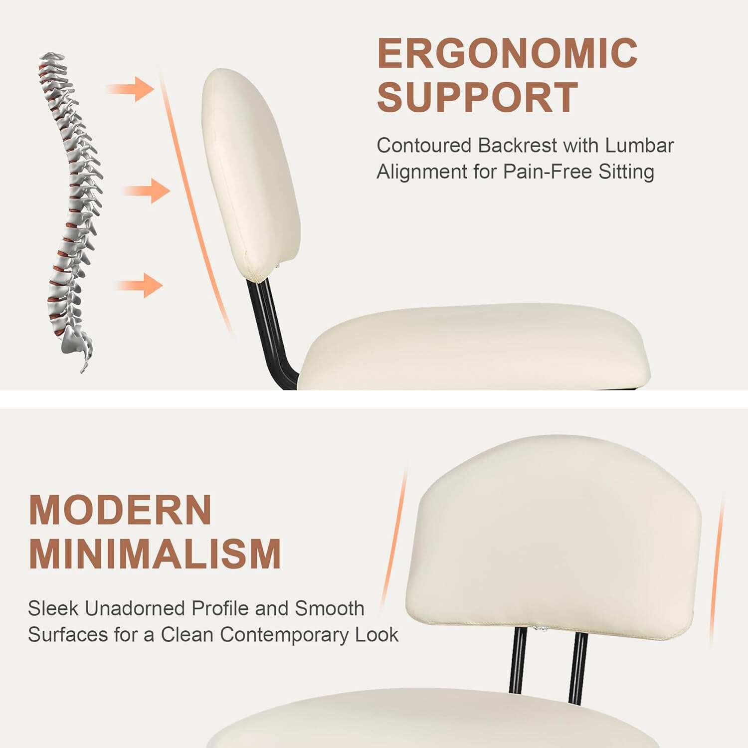 VECELO Dining Chairs Set of 2