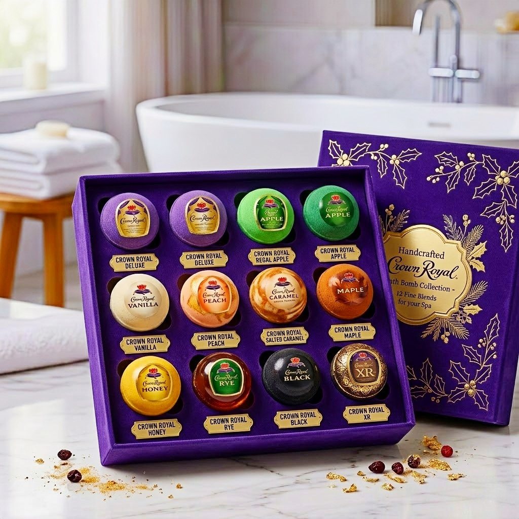 🥃  Whiskey-Infused Bath Bomb