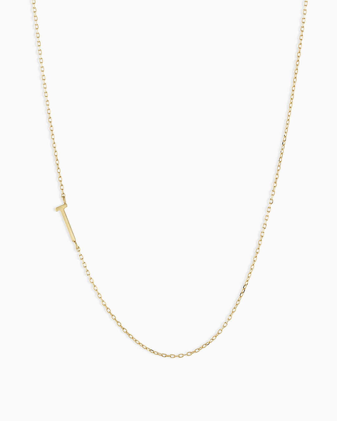 14k Gold Alphabet Necklace