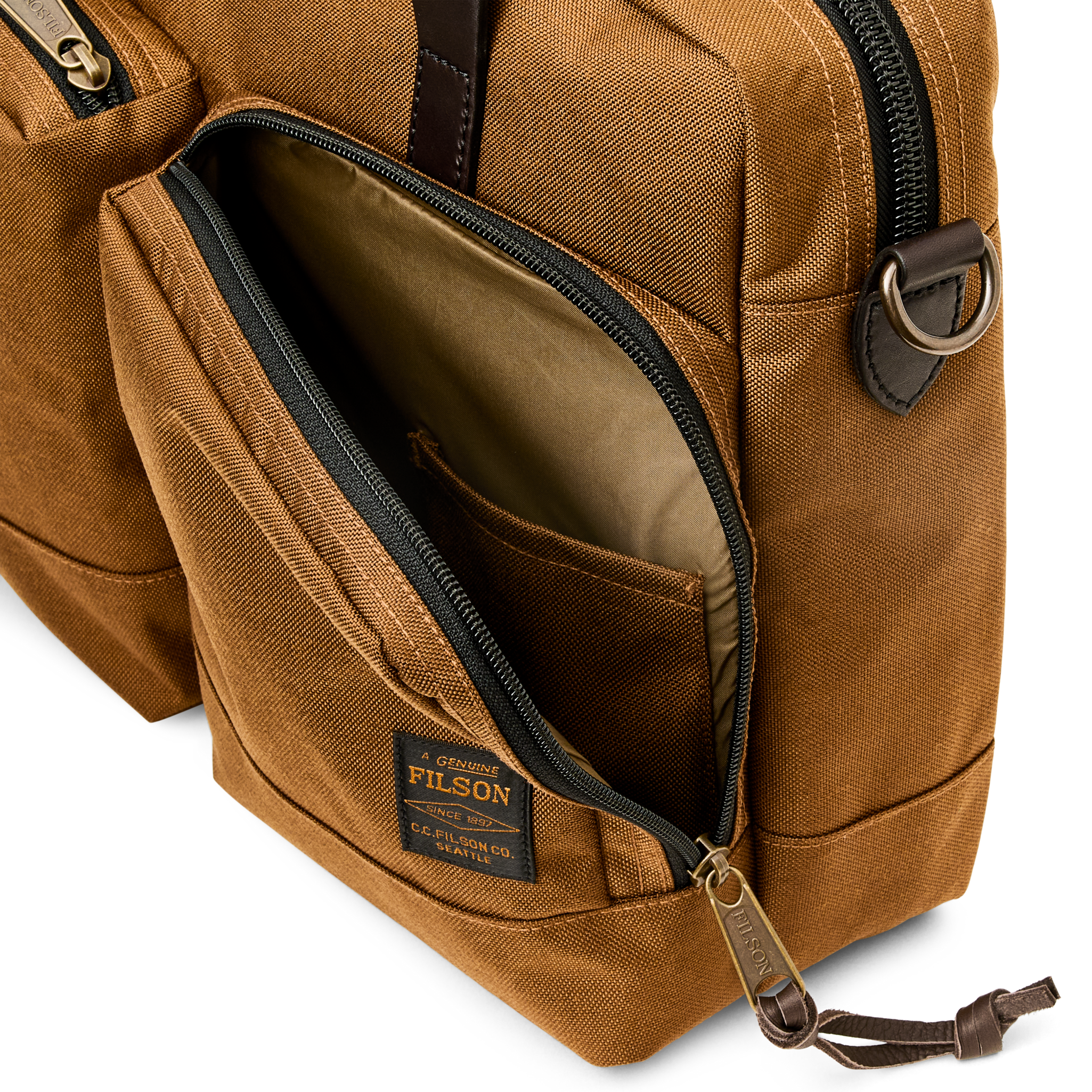 Dryden Briefcase - Whiskey