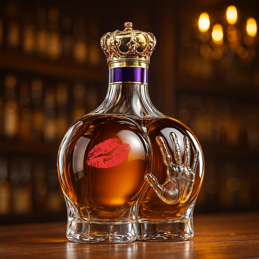 Funny Butt Whiskey Bottle