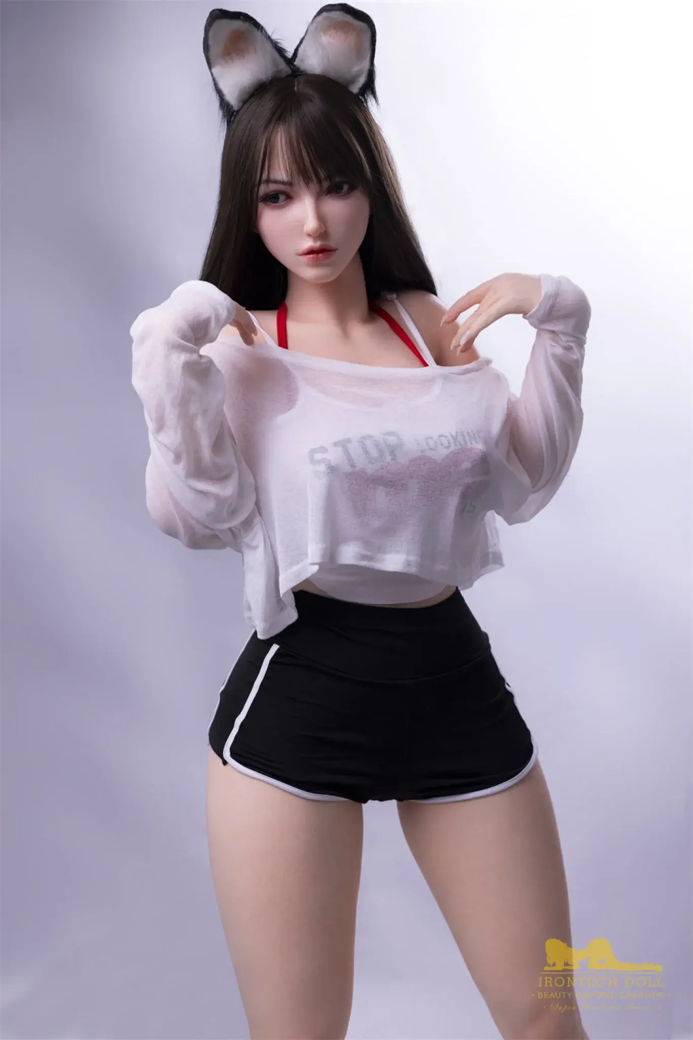Joline Brunette Asian full Silicone IRONTECH Doll