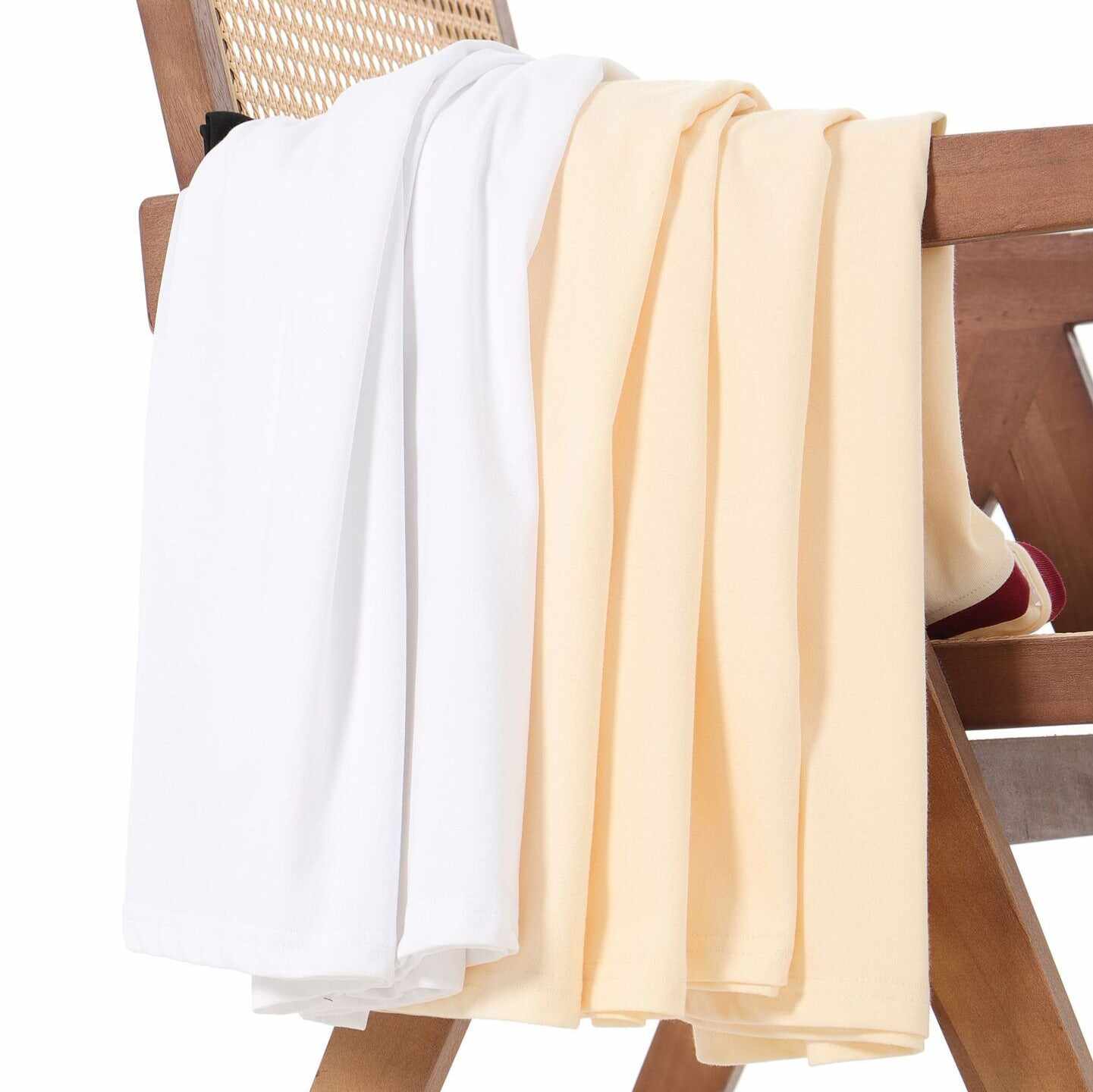 Summer 230g Contrast Color Raglan Sleeve T-shirt Men