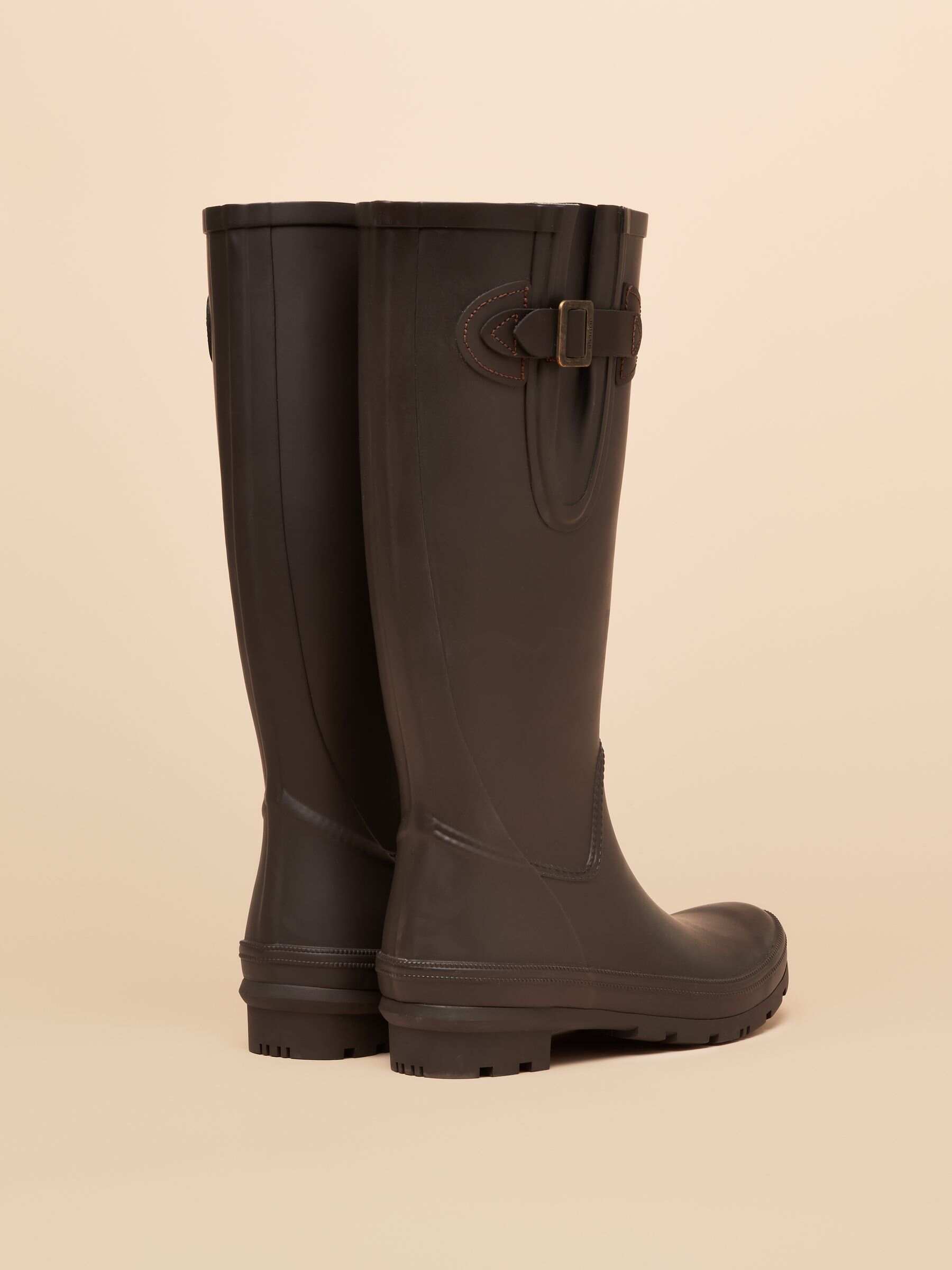 Houghton Chocolate Brown Adjustable Tall Wellies