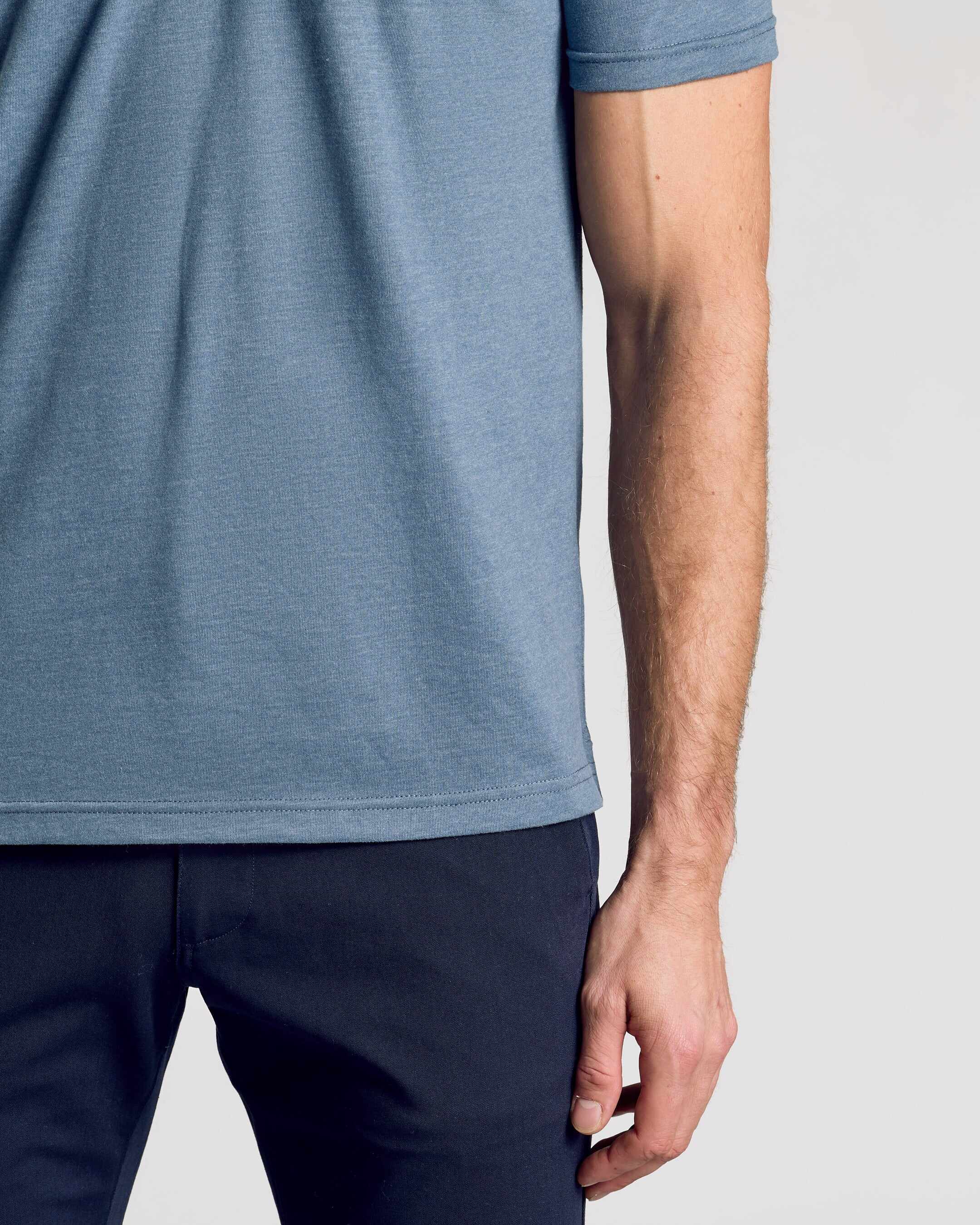 Dark Heather Tempest Short Sleeve Polo