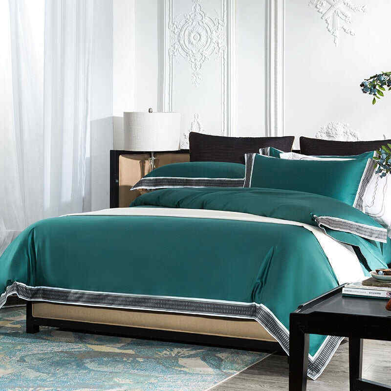 Fezaran Silky Soft Egyptian Cotton Duvet Cover Set