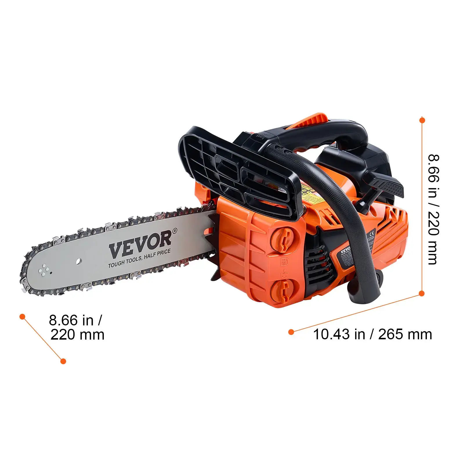 Gas Chainsaw, Various specifications, Gasoline Powered Chain Saw, Handheld Cordless Petrol Chainsaws for Tree Wood Branch Cutting, Tree Trimming, Land Clearing, Farm Garden Ranch Forest Cutting Use