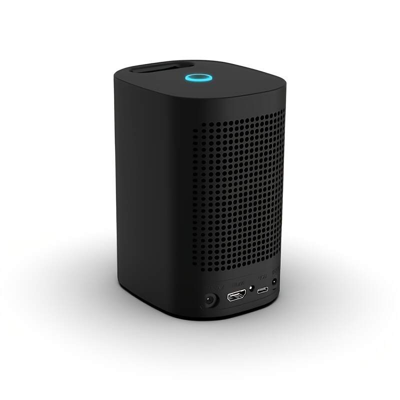 1pc Smart Projector,Mini Projector  120 ANSI Lumen Portable Projector WiFi,Android TV 7.1, 100'' Image,5000+ Apps, Movie Projector, Home Theater