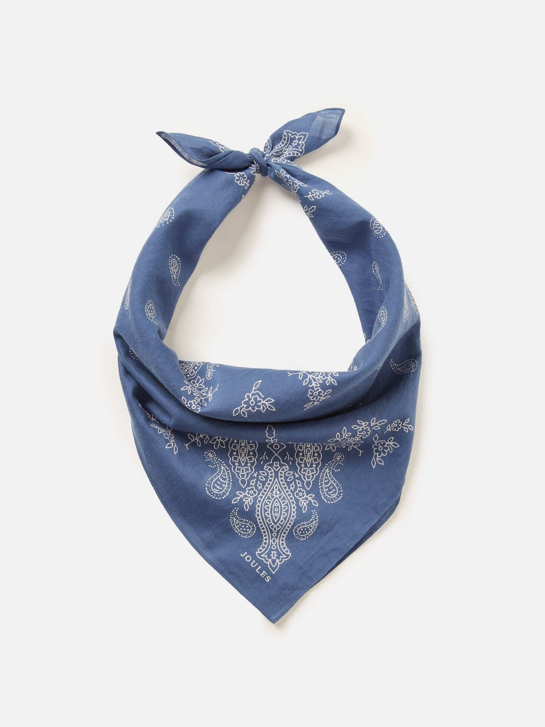 Dapper Blue Cotton Scarf