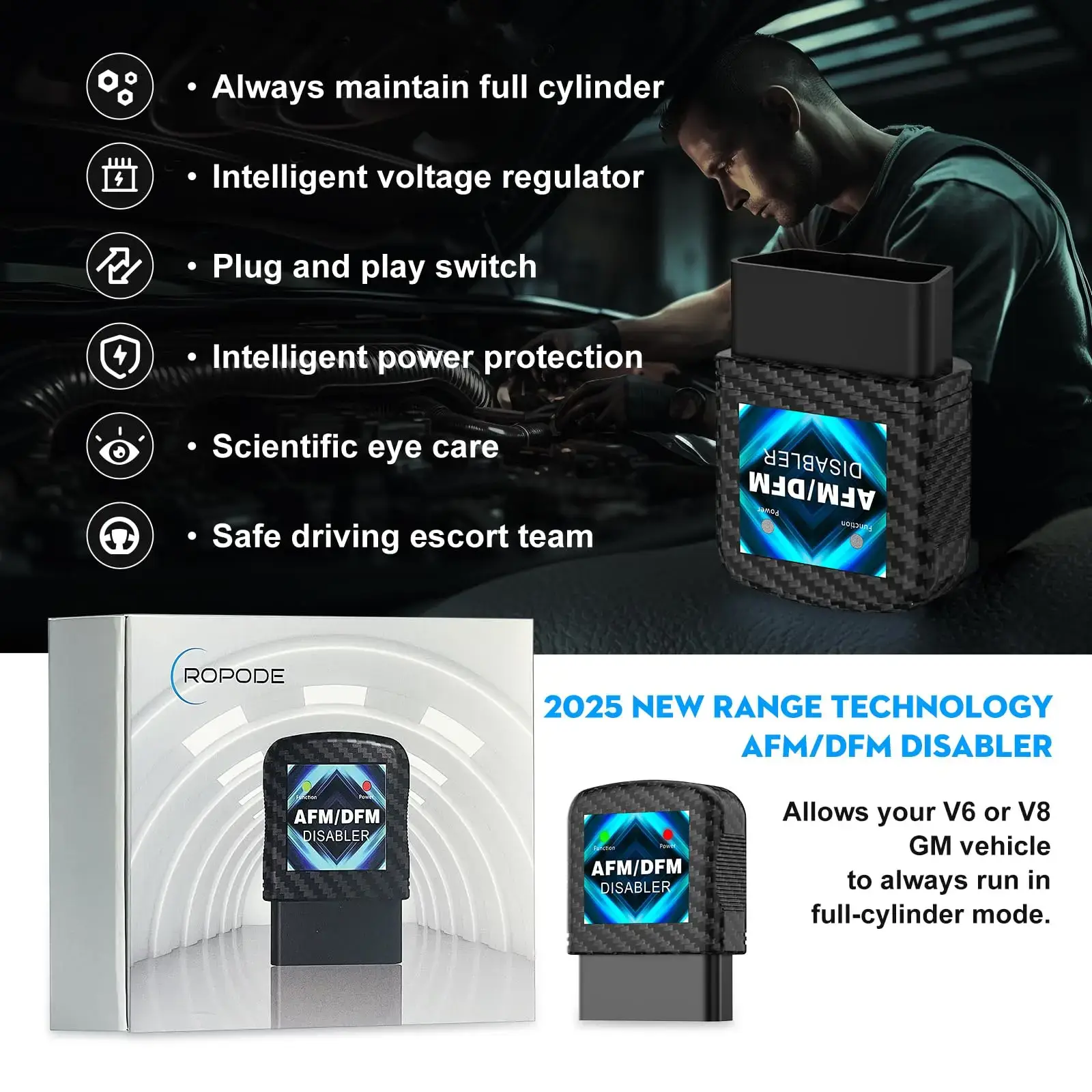 AFM Disabler Active Fuel Management Delete Disabler AFM/DFM Disabler Compatible with V6 & V8 GM Motors AFM Disabler 5.3 Silverado 2007-2022 (Chevy GMC Sierra GMC Yukon Cadillac Escalade etc)4.3L 5.3L 6.0L 6.2L
