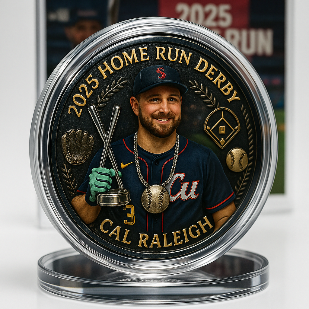 ⚾ Cal Raleigh 2025 Home Run Derby Champion Commemorative Coin – Limited Edition