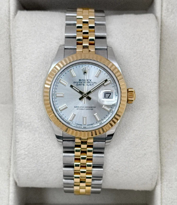 2020 Rolex Lady Datejust 28mm 279173 Two-Tone Jubilee Silver Dial