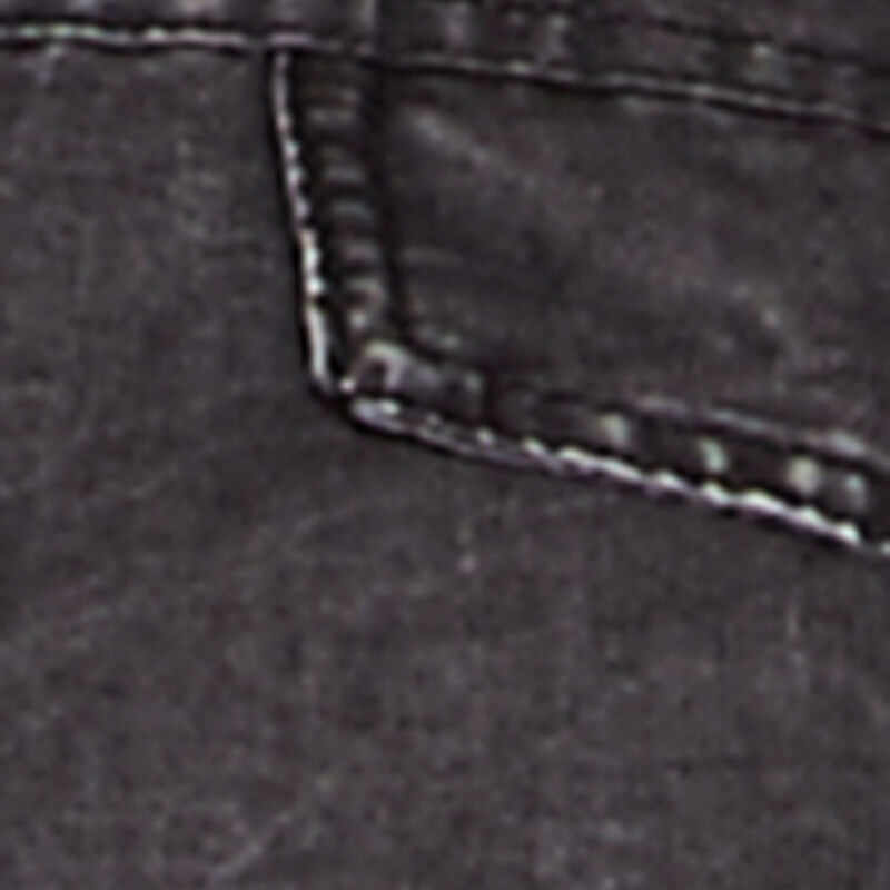 Plus Size Denim Detail Distressed Tunic Shirt