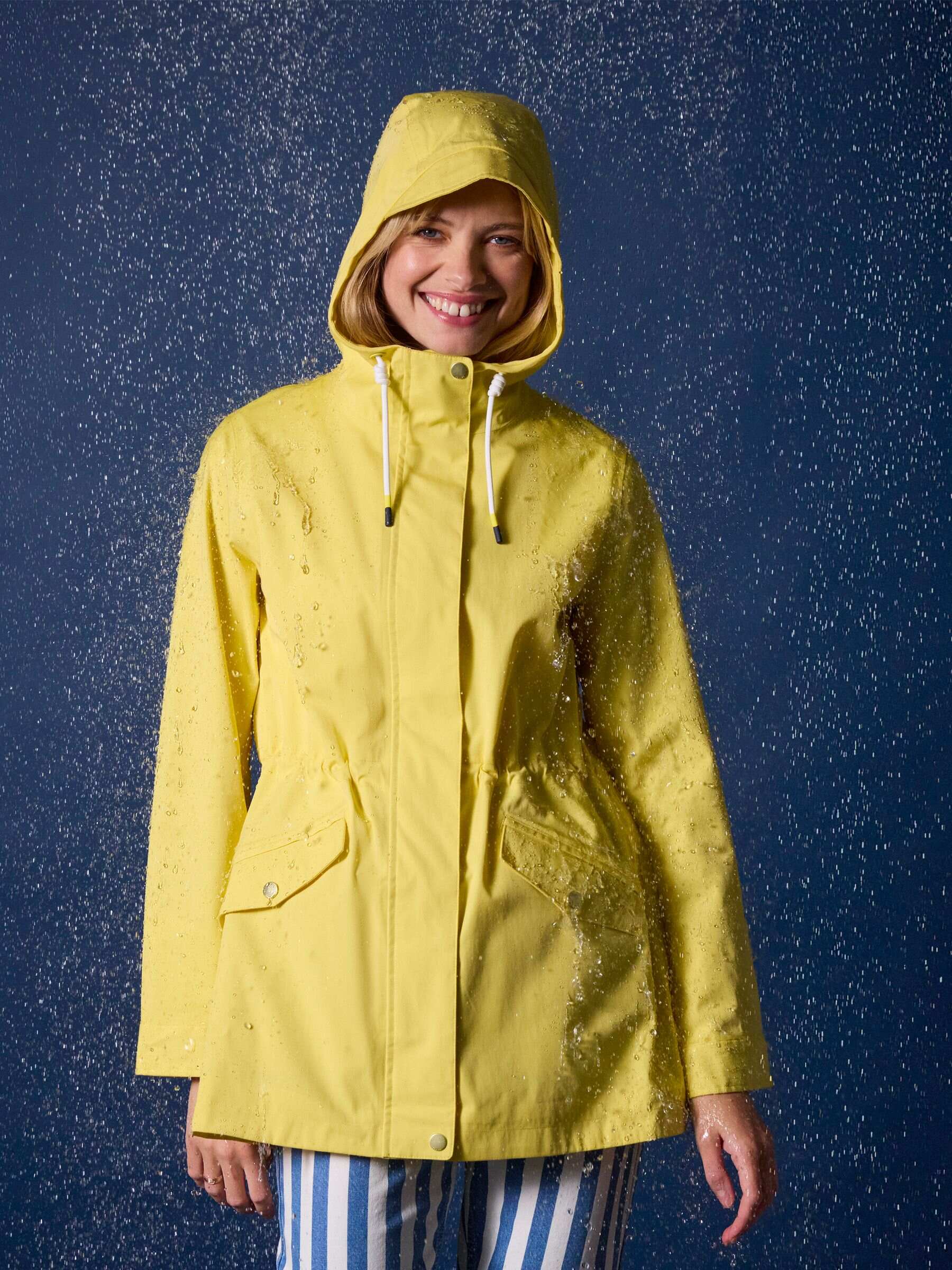 Portwell Yellow Waterproof Raincoat With Hood
