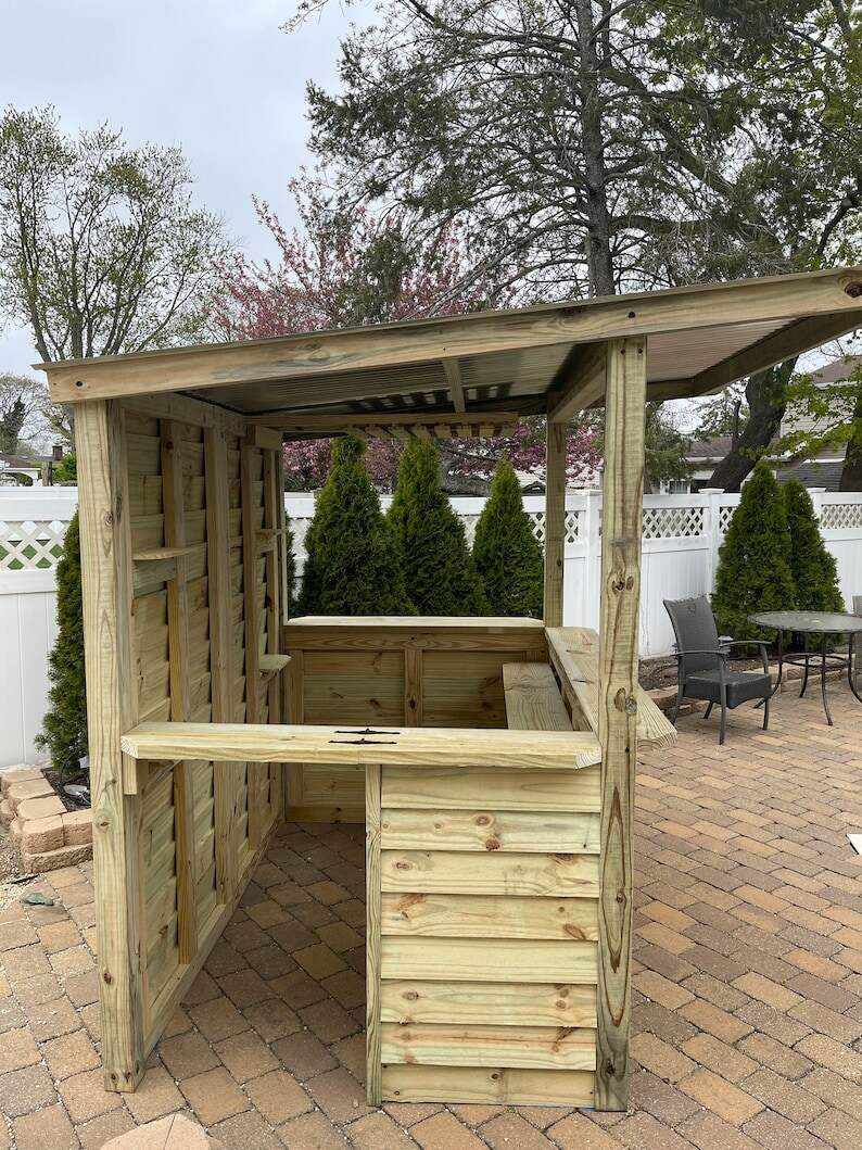 BarsToYardsUS - Shiplap model ( outdoor bar, patio, outdoor bar, backyard fun, beer, alcohol games, sports bar, summer, home bar, chill