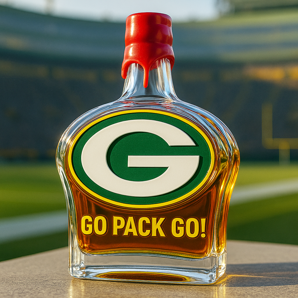 Green Bay Packers Whiskey Bottle