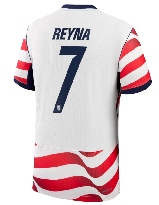 Giovanni Reyna USMNT Nike 2026 Home Match Authentic Jersey - White