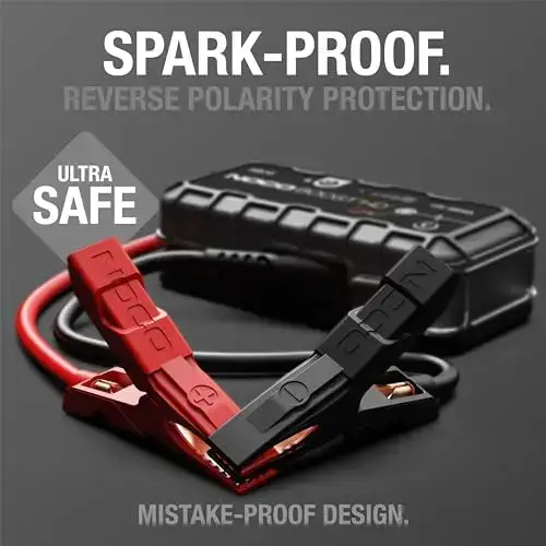 GB70 2000A UltraSafe Jump Starter for 8.0L Gasoline and 6.0L Diesel Engines