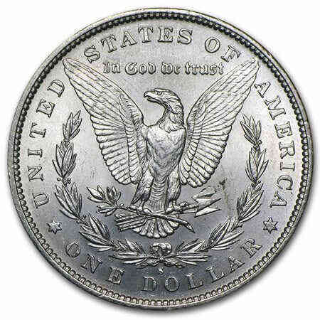 1890 S Morgan Commemorative Silver Dollar Brilliant Uncirculated (BU)