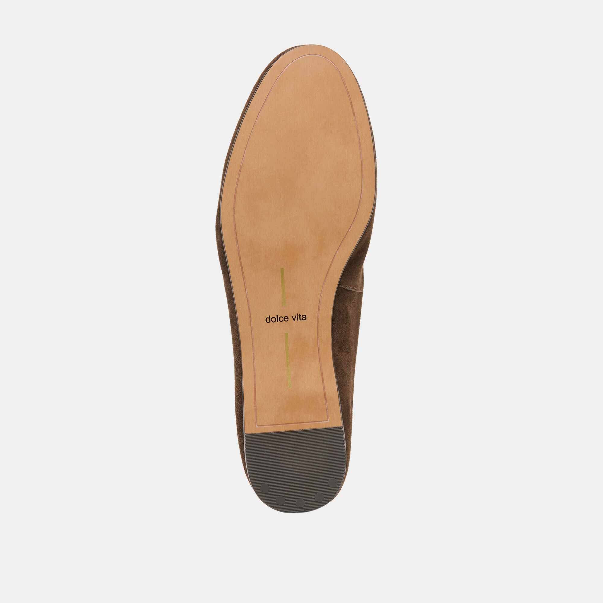 EILA FLATS DK BROWN SUEDE