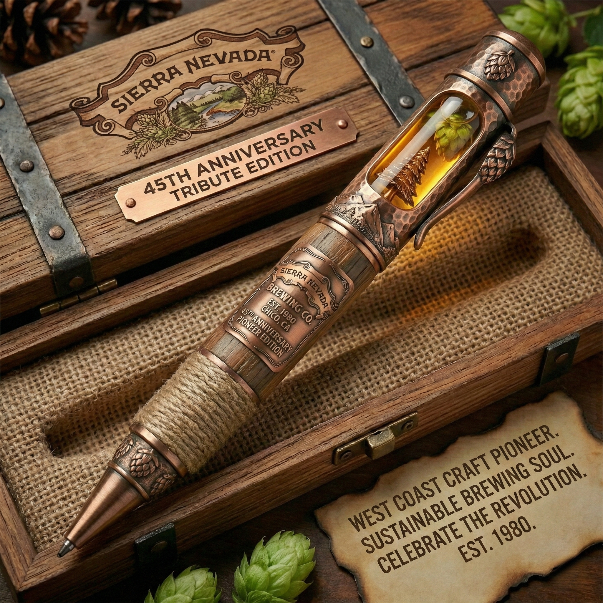 Sierra Nevada Brewing 45th Anniversary Collector’s Pen