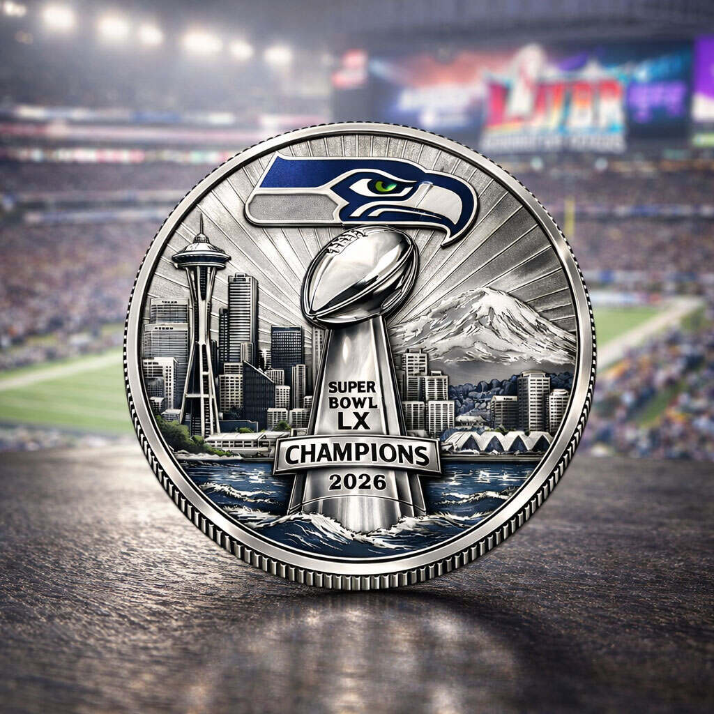 Seahawks Super Bowl LX Championship Commemorative Coin