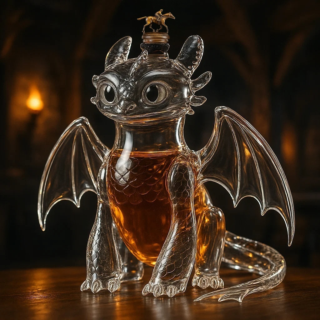 Toothless Whiskey bottle