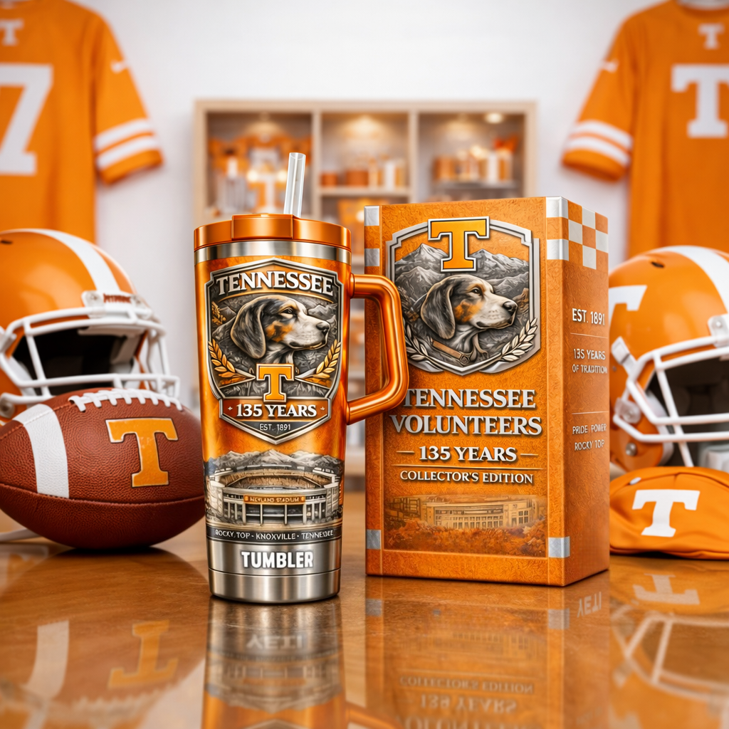 Tennessee Volunteers 135 Years Collector’s Edition Tumbler