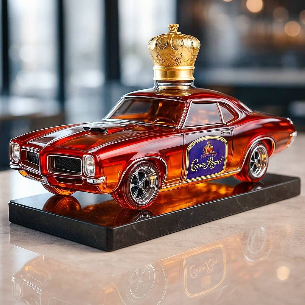 Pontiac GTO Whiskey Bottle