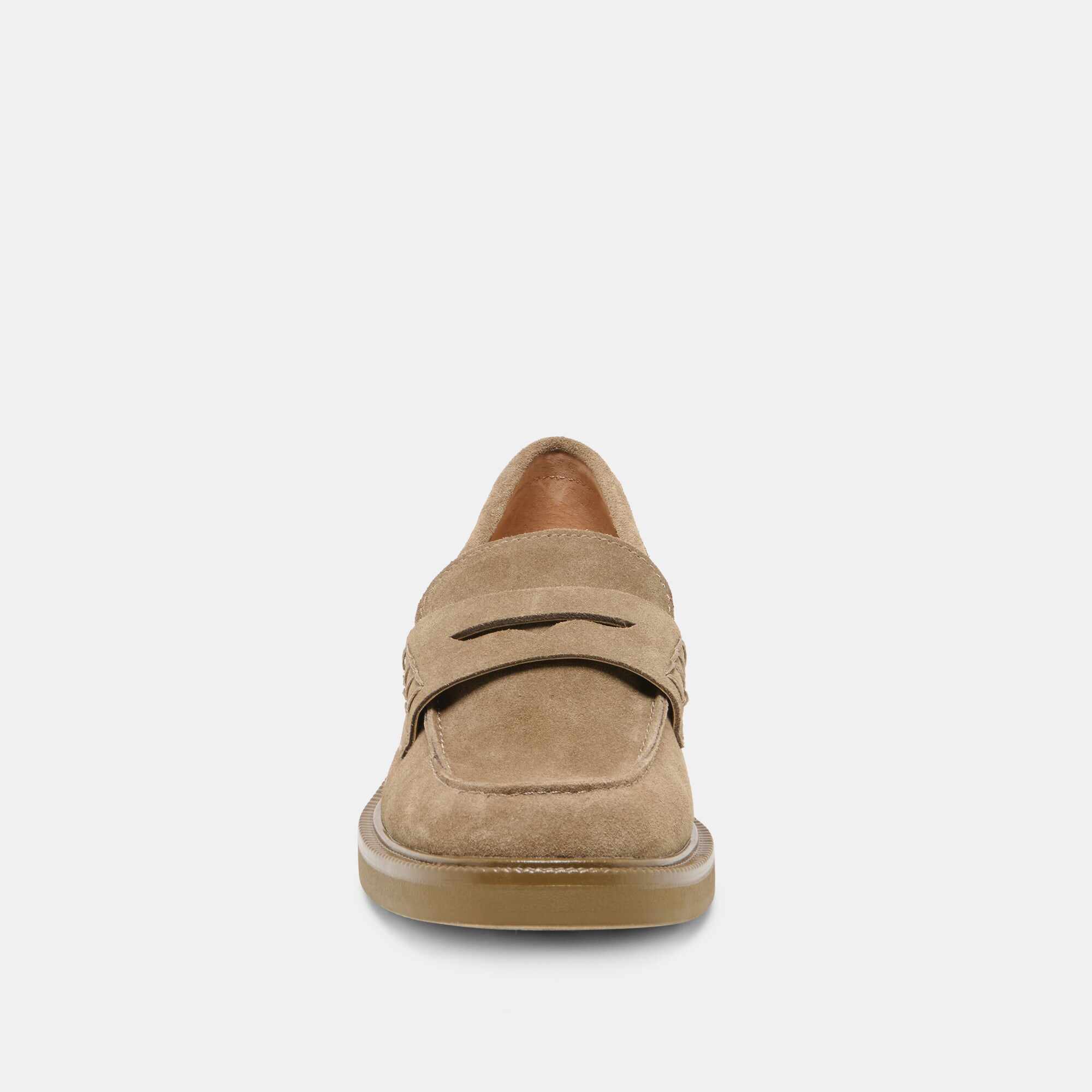 TIGGY LOAFERS OLIVE SUEDE