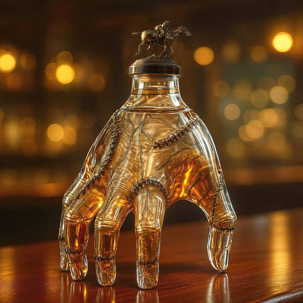 Wednesday Thing Whiskey bottle