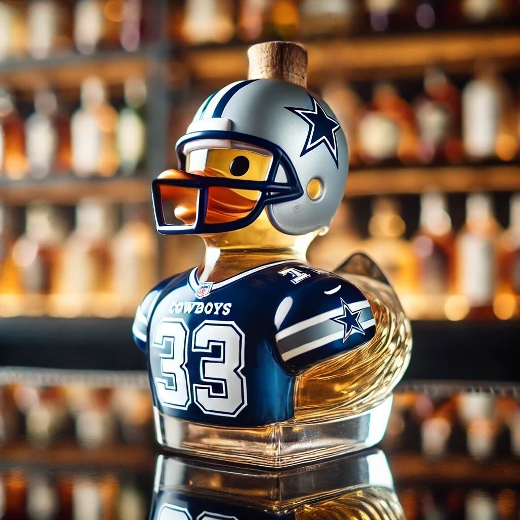 NFL Duck whiskey Bottle